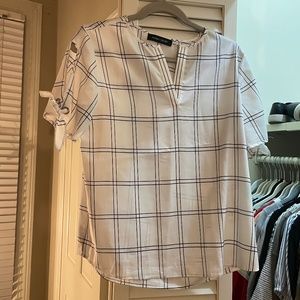 Black & White Blouse